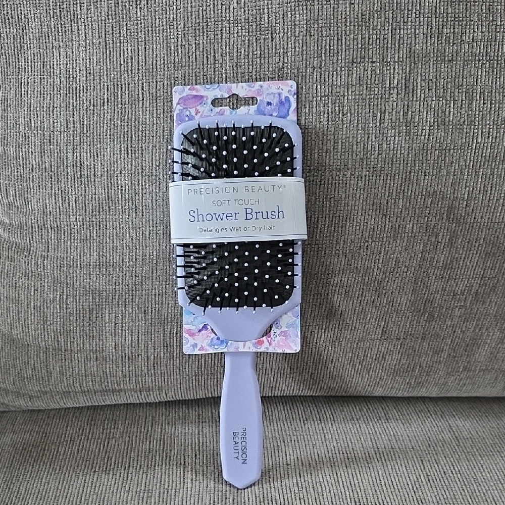 Precision Beauty Soft Touch Shower Brush - Purple, New. For Wet Or Dry Hair. - Picture 12 of 12